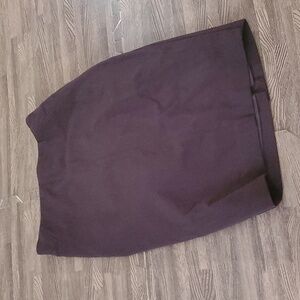 Loft Burgandy Skirt